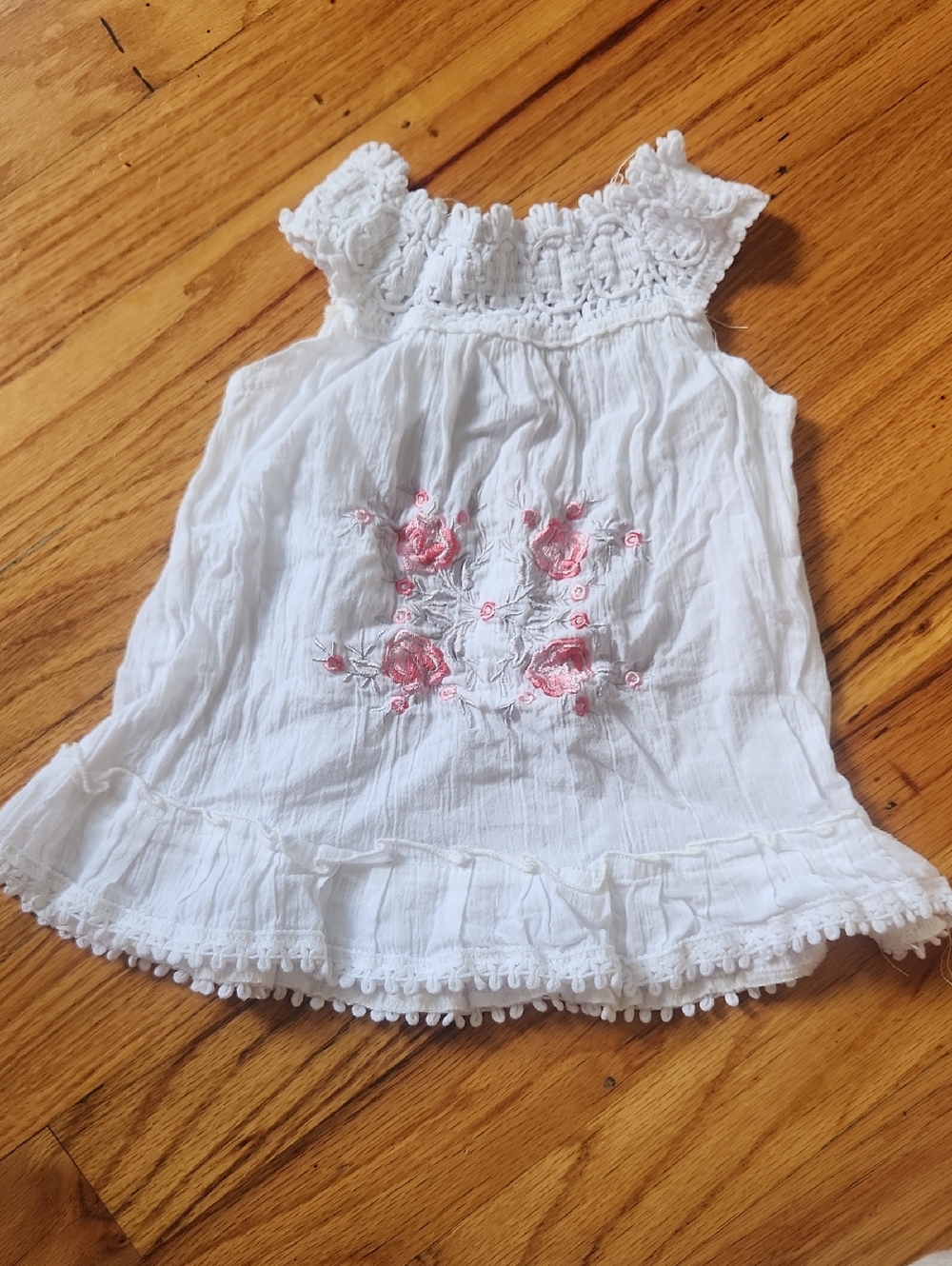 Cotton Baby Floral Summer Dress- 0-3M